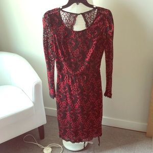 Black and red Holiday Dress